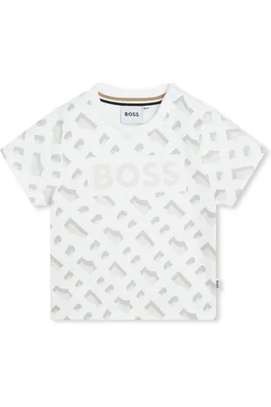 HUGO BOSS T-shirt med monogramtryk