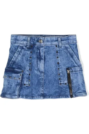MONNALISA Cargo-nederdel i denim