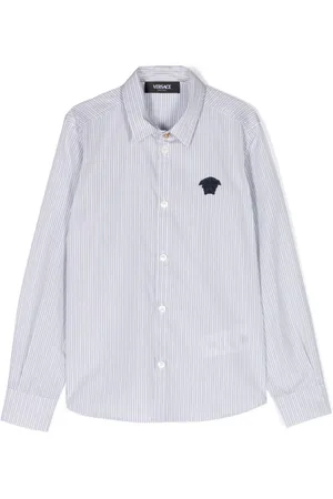 VERSACE Stribet skjorte med Medusa