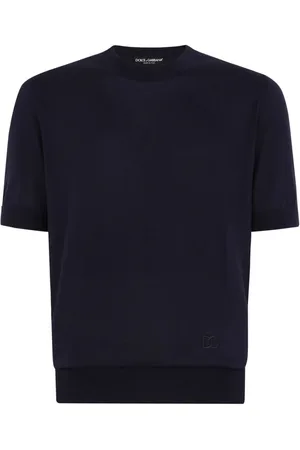 Dolce & Gabbana Strikket top med broderet logo