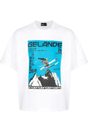 Kolor T-shirt med grafisk tryk