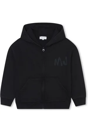 Marc Jacobs Hættetrøje med logotryk og lynlås