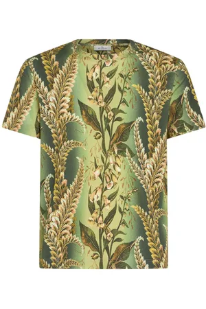 Etro T-shirt med bladtryk