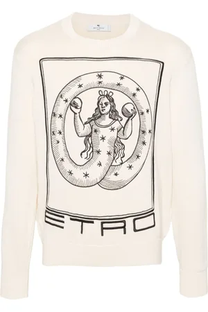 Etro Hættetrøje med broderet motiv