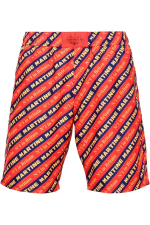 MARTINE ROSE Badeshorts med logotryk