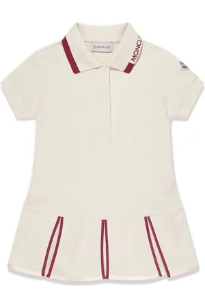 Moncler Piqué-vævet polo-kjole