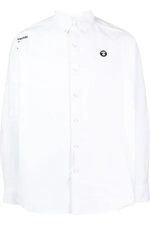 A Bathing Ape Skjorte med broderet logo