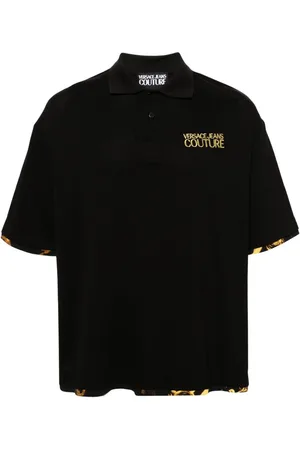 VERSACE Polo med broderet logo