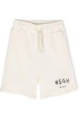 Msgm Shorts med snoretræk og logotryk