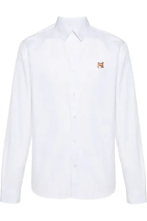 Maison Kitsuné Skjorte med rævemærke