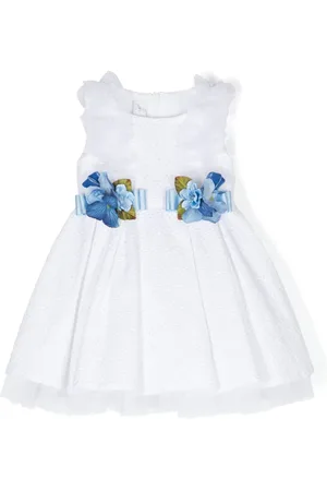 COLORICHIARI Kjole med broderie-anglaise