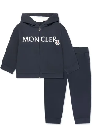 Moncler Hættetrøje med logotryk og lynlås
