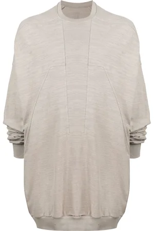 Rick Owens Sweatshirt med slub-paneler