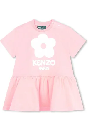 Kenzo Kjole med logotryk og svaj