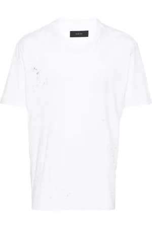 AMIRI Core Shotgun T-shirt med slitageeffekt