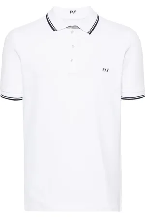 FAY Polo med broderet logo