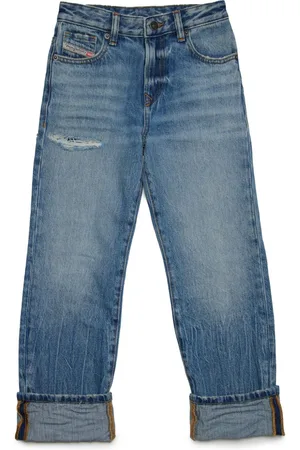 Diesel 1999-J jeans med lige ben og slitageeffekt