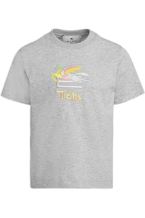 Etro X Trolls T-shirt med broderet logo