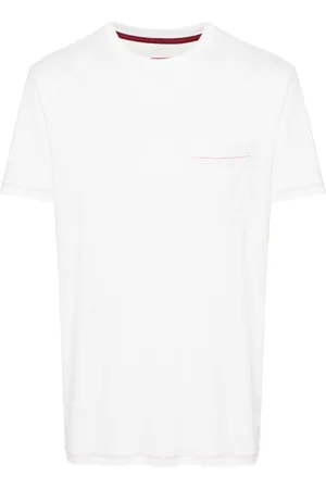 ISAIA Sweatshirt i jersey med kontrastsyning
