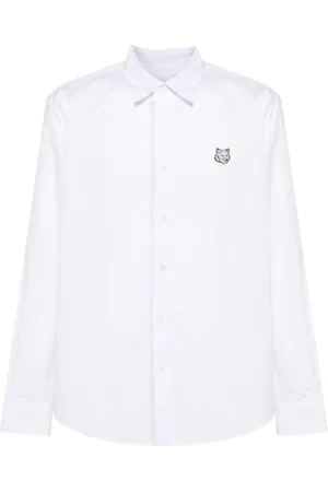 Maison Kitsuné Skjorte med rævemærke