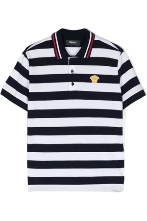 VERSACE Stribet polo