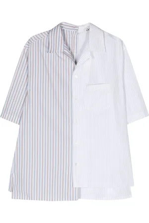 Lanvin Asymmetrisk skjorte med striber