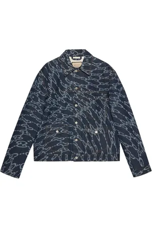 Gucci Denimjakke med Wavy GG-tryk