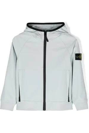 Stone Island Jakke med hætte og kompasmærke