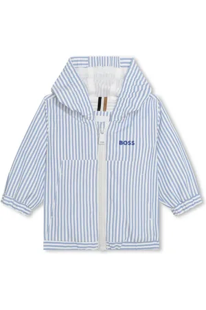 HUGO BOSS Vindjakke med logotryk