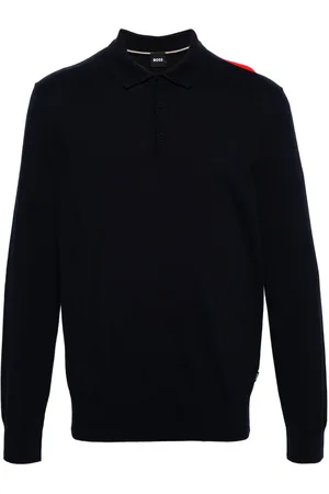 HUGO BOSS Finstrikket polotrøje