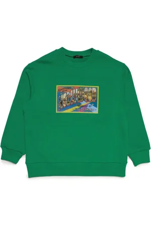 Nº21 Sweatshirt med grafisk tryk