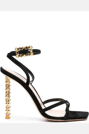 Gianvito Rossi Wonder 105mm sandaler i ruskind