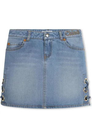 Chloé Denimskjorte med logobroderi