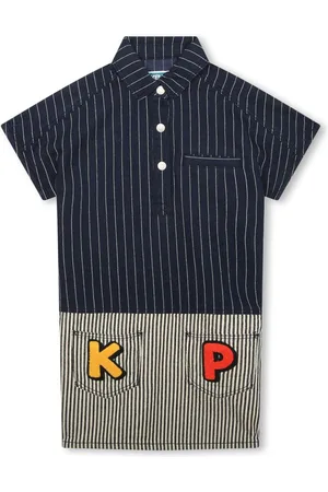 Kenzo Kjole med logoapplikation