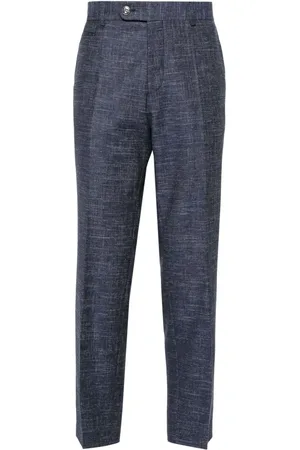 HUGO BOSS Cropped tweedbukser