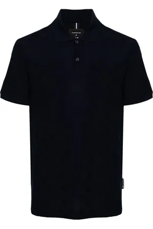 HUGO BOSS Polo i skakternet strik
