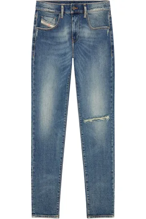 Diesel D-Strukt jeans med slitageeffekt