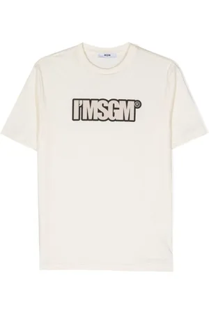 Msgm T-shirt med logotryk