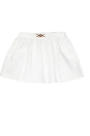 VERSACE Nederdel med plisseringer med baroktryk