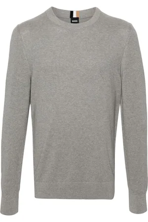 HUGO BOSS Trøje med meleret effekt
