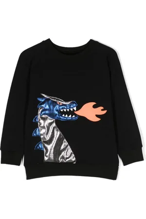 Wauw Capow by Bangbang Draggi sweatshirt med applikation
