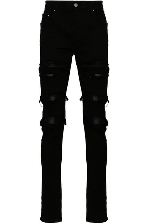 AMIRI Ribbede læder-Trasher jeans