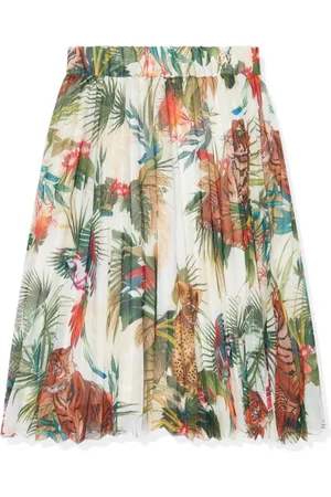 Roberto Cavalli Silkeskjorte med Jungle-tryk