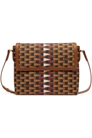 Bally Pennant messenger-taske i kanvas med monogram
