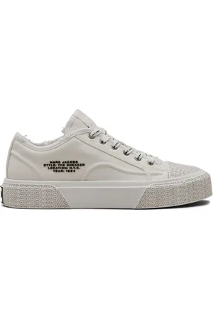 Marc Jacobs Sneakers i lærred med slitageeffekt