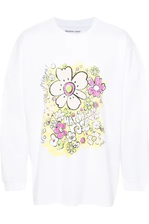 MARTINE ROSE Festival Flower T-shirt
