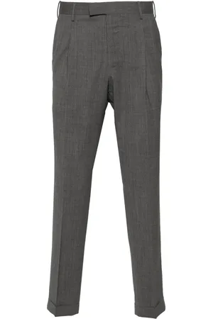 PT Torino Cropped bukser med plissering