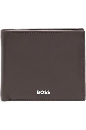 HUGO BOSS Læderpung med logoplade
