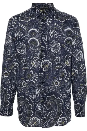 Etro Skjorte med blomstret paisleytryk