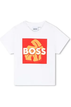 HUGO BOSS T-shirt med bladtryk